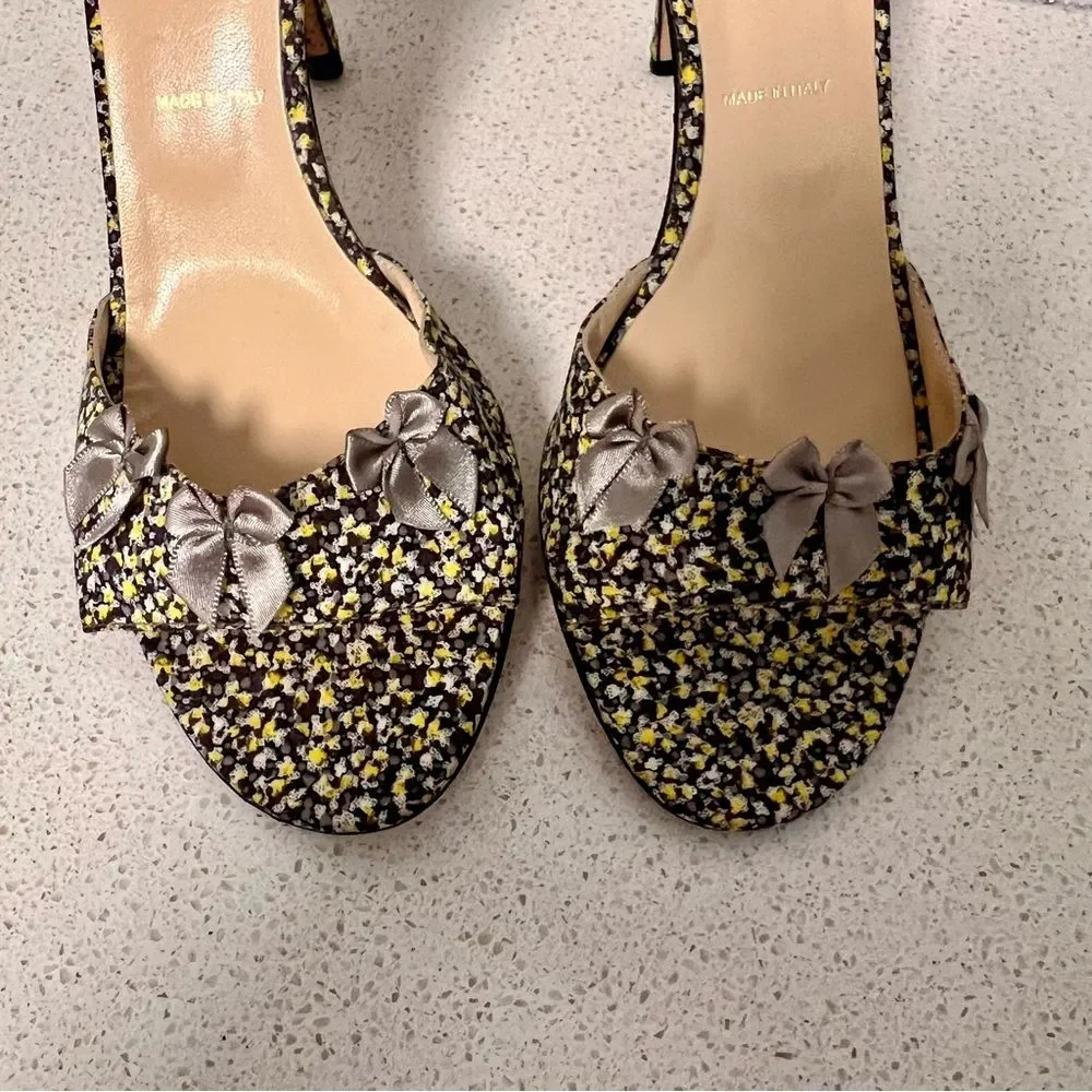 Butter Floral Heels
